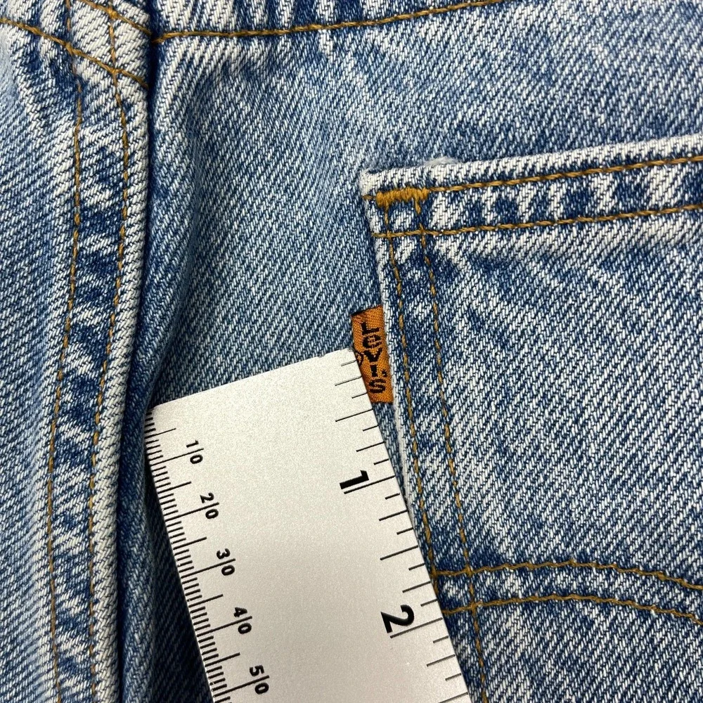 Vtg Levi's Jeans Mens 36x34 (34x34) Blue Denim 505 Orange Tab Straight Leg USA